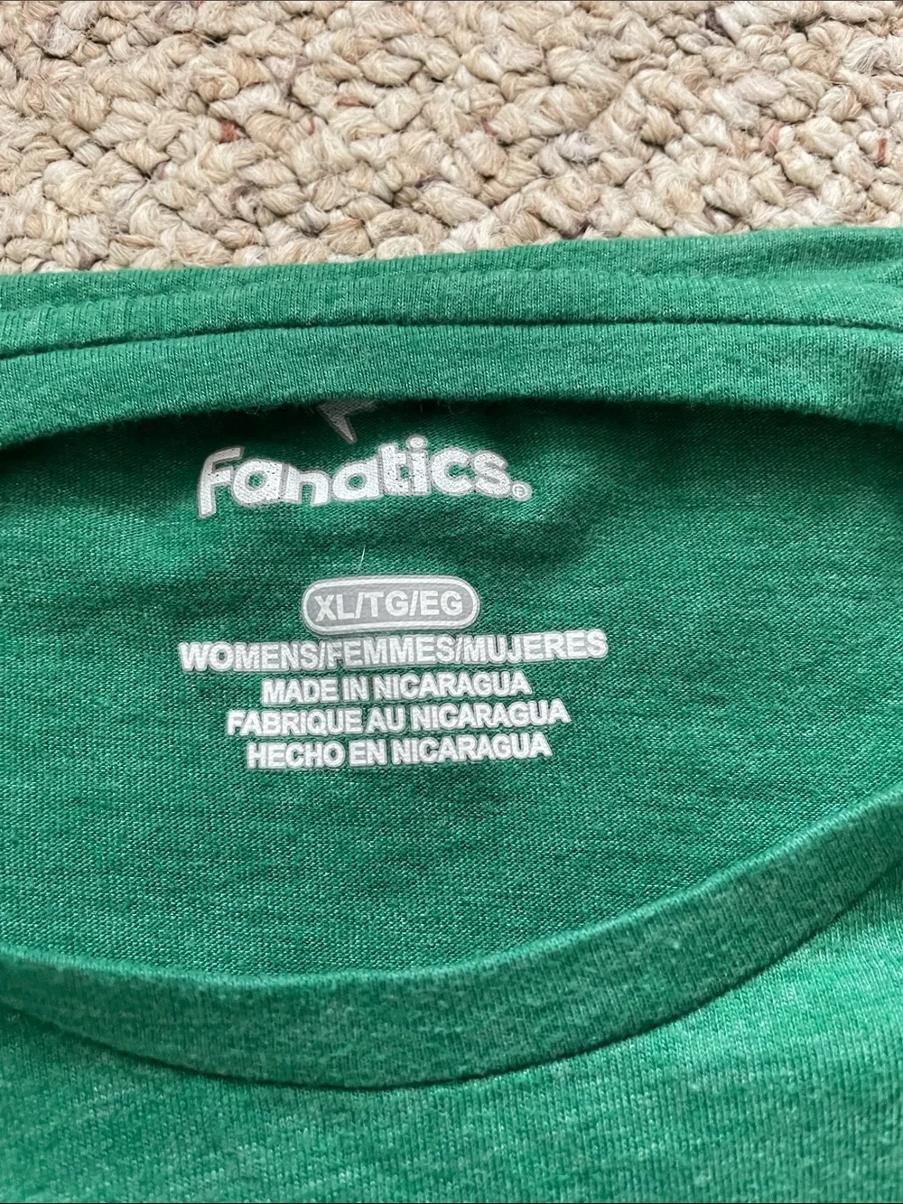 Fanatics Green Philadelphia Eagles Script Tee